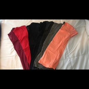 Lot of 7 wet seal plain v-necks